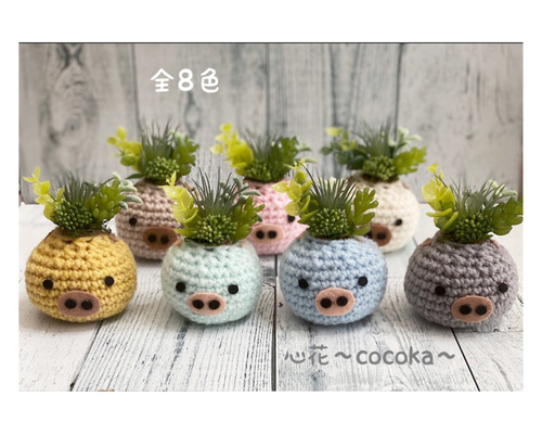 ✳NEW✳麻紐ミニグラタン皿 風(黒)❁多肉植物＆フェイクグリーン 