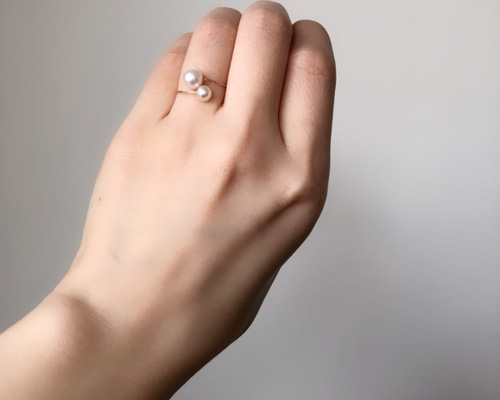 お正月期間限定の特別な$ 1500元の価格$ 2850.18K弾性リングリング真珠