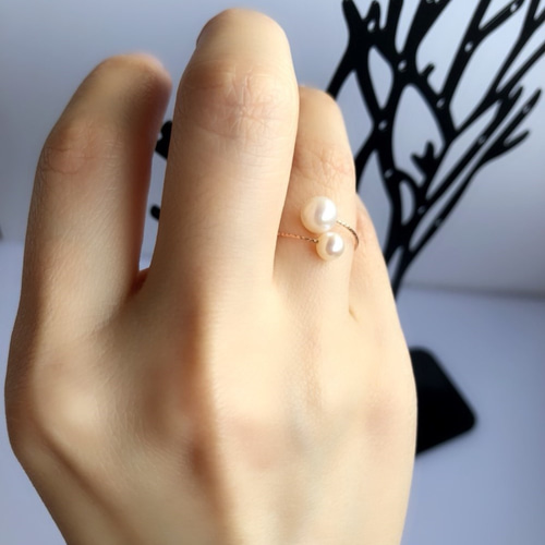 お正月期間限定の特別な$ 1500元の価格$ 2850.18K弾性リングリング真珠