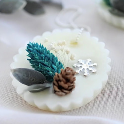 プチギフトに＊3個set＊アロマワックスサシェ【シナモン】 2枚目の画像