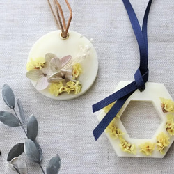 プチギフトに＊【２種set：D】＊アロマワックスサシェ＊グレープフルーツ×シナモン 1枚目の画像