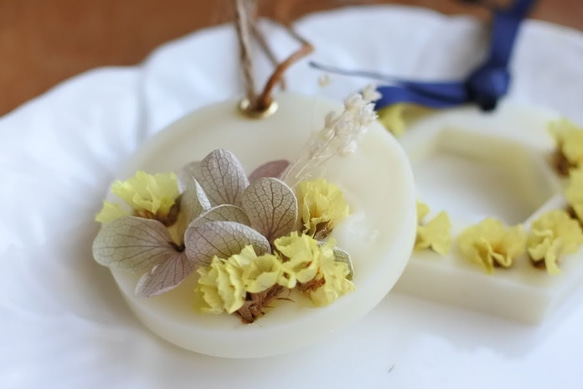 プチギフトに＊【２種set：D】＊アロマワックスサシェ＊グレープフルーツ×シナモン 3枚目の画像