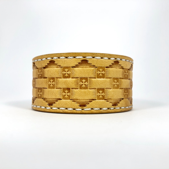 蕉黃色花紋手環 Bracelet - Patterns in Art - L - BANANA 第2張的照片