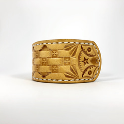蕉黃色花紋手環 Bracelet - Patterns in Art - L - BANANA 第3張的照片