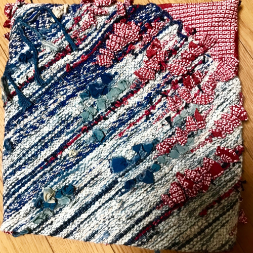 着物リメイク 藍染 手織り ネックウォーマー ネックウォーマー eterlna