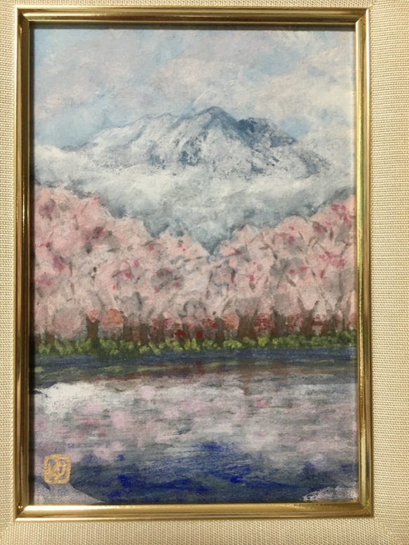 日本画(原画)  風景 2枚目の画像