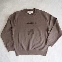 エプロンスウェット　チャコール　【大人用】　XS(150cm)～XL 3枚目の画像