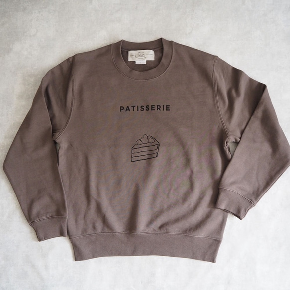 エプロンスウェット　チャコール　【大人用】　XS(150cm)～XL 3枚目の画像