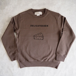 エプロンスウェット　チャコール　【大人用】　XS(150cm)～XL 4枚目の画像