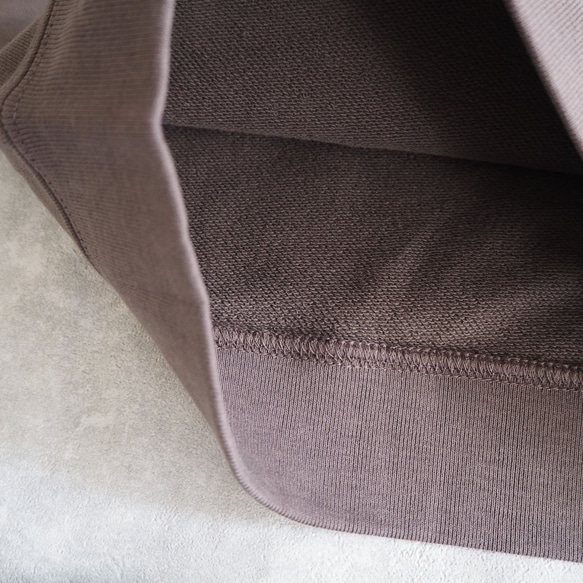 エプロンスウェット　チャコール　【大人用】　XS(150cm)～XL 9枚目の画像