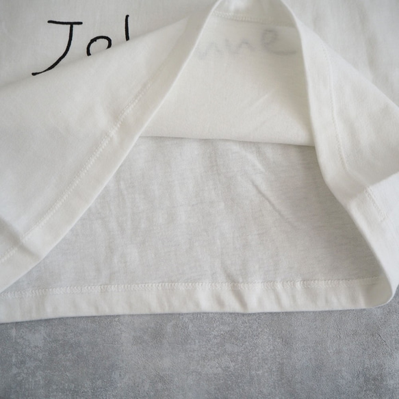 シングルオジサン半袖Tシャツ　バニラ　【ウィメンズ・メンズ】 7枚目の画像