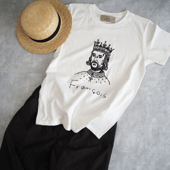 シングルオジサン半袖Tシャツ　バニラ　【ウィメンズ・メンズ】 8枚目の画像