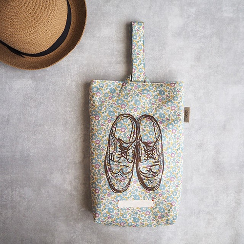 リバティ　ベッツィのシューズ袋☆ 上履き入れ・シューズケース リバティベッツィアン 【オーダー品