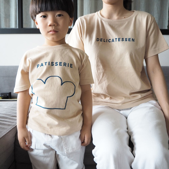 エプロンTシャツ　お友達・親子で楽しめる2点セット 2枚目の画像