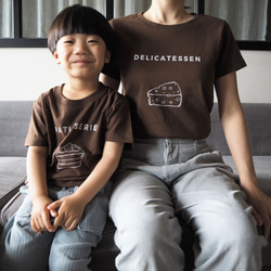 エプロンTシャツ　お友達・親子で楽しめる2点セット 3枚目の画像