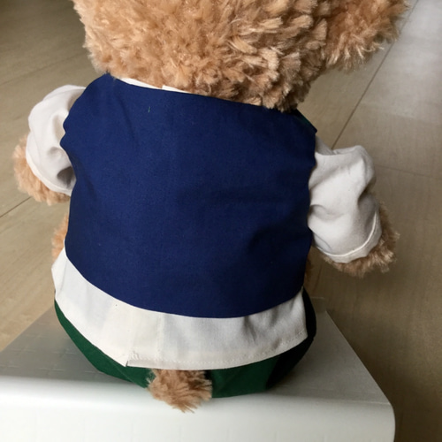 ダッフィーのチェック柄ベストコーデ ぬいぐるみ hiro 通販 8038685