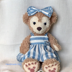 デニムオーバーオール♡オーダーページ　ちびぬい　ちびスト　キンプリ　はぴぬい ∞ちびぬい］オーバーオール／type①(メンカラ5色) ぬいぐるみ