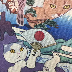 Omi Senbunko貓貓委託M大小的鳥眼浮世繪筆記本文具貓 第3張的照片