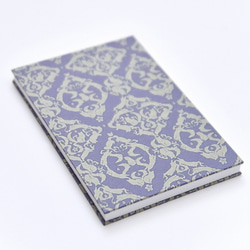 Textile cat Goshuinchou cat notebook stationery *white 第3張的照片