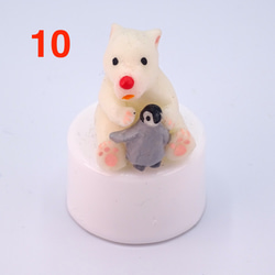 LEDキャンドルライト付き動物人形シリーズ「白くま＆ペンギン」 10枚目の画像