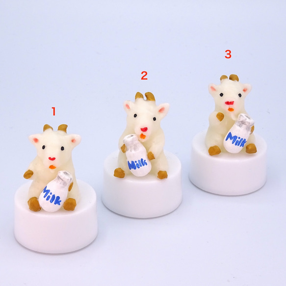 LEDキャンドルライト付き動物人形シリーズ「白ヤギ＆ミルク」 9枚目の画像