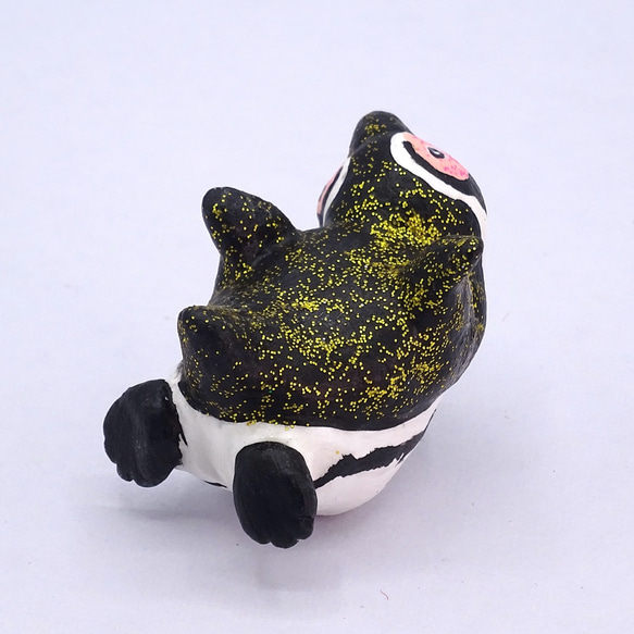 粘土人形のペンギンワールド　クリップ式メモスタンド　フンボルトペンギン−１ 8枚目の画像