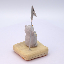 粘土人形「地蔵菩薩１体」メモスタンド　その２ 8枚目の画像