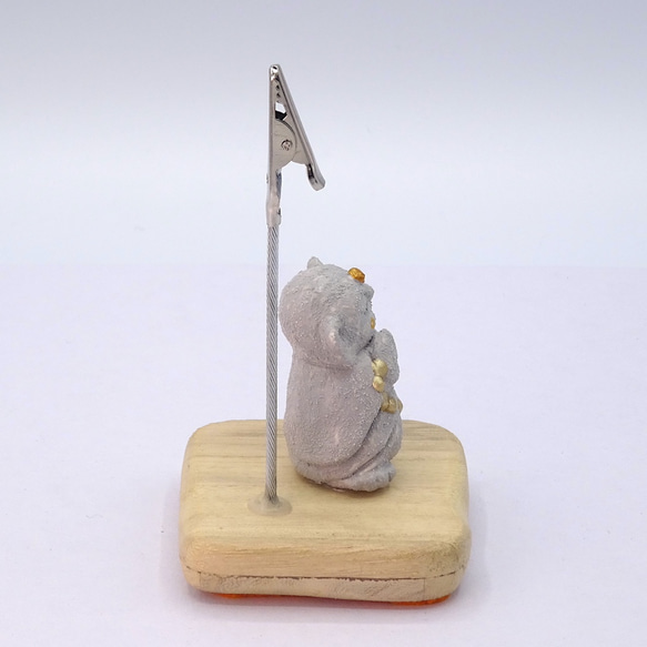 粘土人形「地蔵菩薩１体」メモスタンド　その２ 9枚目の画像