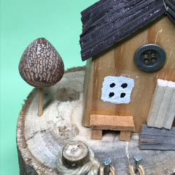 【林木村系列】度假小木屋 個性擺飾 (可做乾燥花架、筆架) 第5張的照片