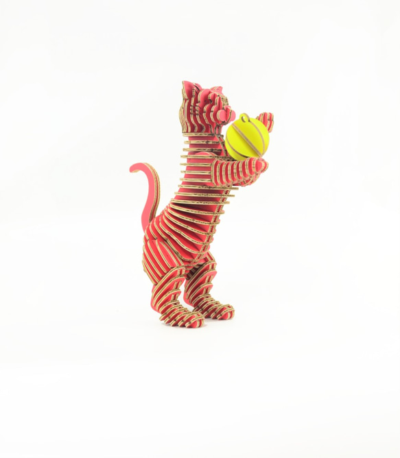 赤HAPPY CAT猫言語シリーズDIYギフトボックス 1枚目の画像