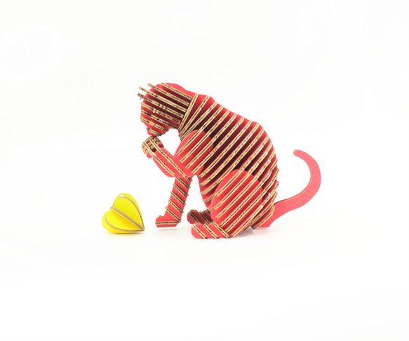 赤SORRY CAT猫の言語シリーズDIYギフトボックス 1枚目の画像