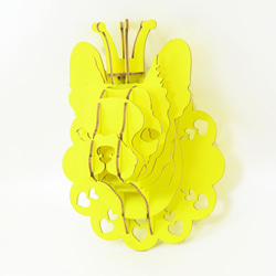 Prince Bata 法鬥犬掛飾 DIY禮盒 未組裝 黃色 第1張的照片