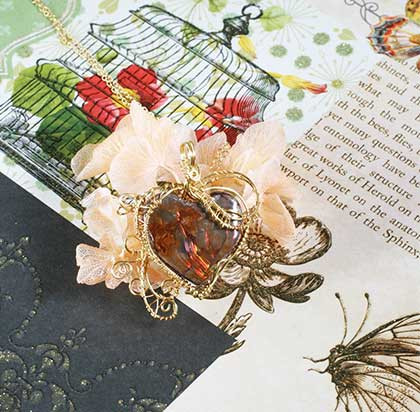 アンモナイト　ワイヤーラッピング　＃0001