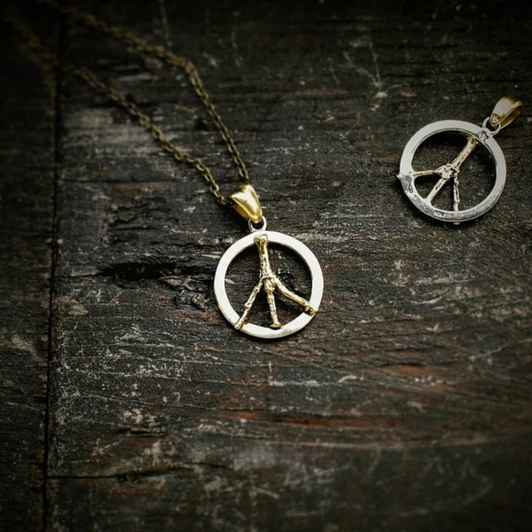 和平印記 銀墜Peace mark pendant 第1張的照片