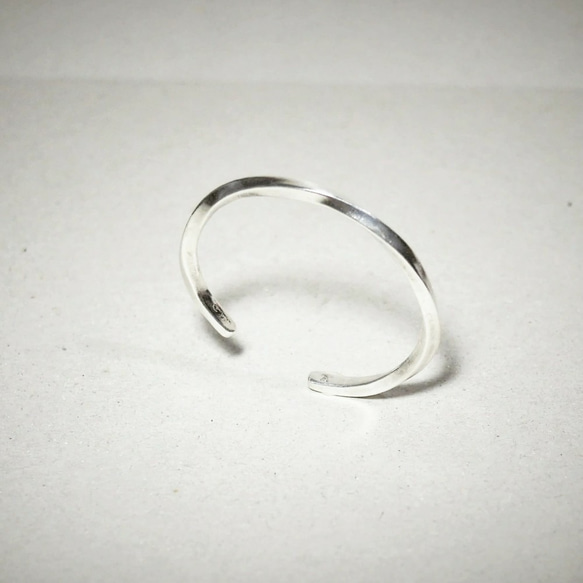 簡約扭轉 925銀手環  Concise —twist silver cuff Bracelet 第1張的照片