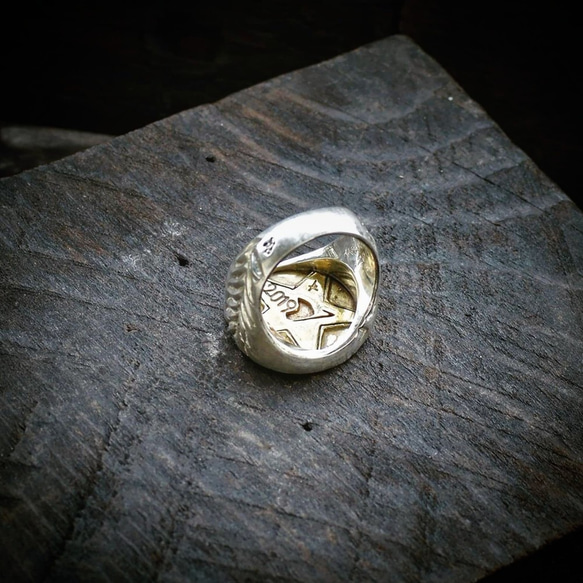 杜賓印記 穗的 925銀戒 Dobermann symbol．ring with Ear of rice 第7張的照片