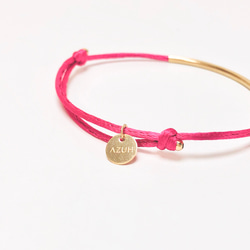 KNOT Bracelet / Fuchsia Pink 3枚目の画像