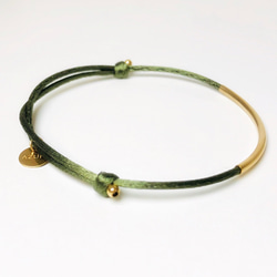 KNOT Bracelet / Olive Green ［国内送料無料］ 3枚目の画像