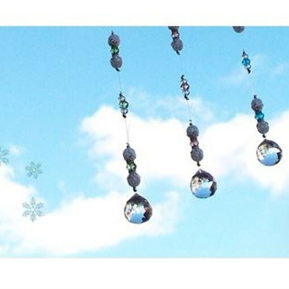 クラック水晶 サンキャッチャー サンキャッチャー sakuraさん