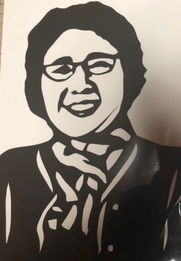 母の日ギフト似顔絵切り絵 切り絵 kozo 通販 5433395｜Creema