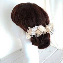 髪飾り（ヘアーアクセサリー）　　成人式髪飾り　卒業式髪飾り　結婚式髪飾り　H-2 2枚目の画像