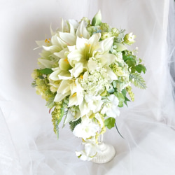ウェディングブーケ（ブートニア付き）B-22 ブーケ himejyon 通販