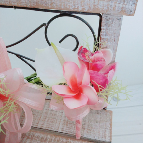 ウェディングブーケ（ブートニア付き）B-42 ブーケ himejyon 通販