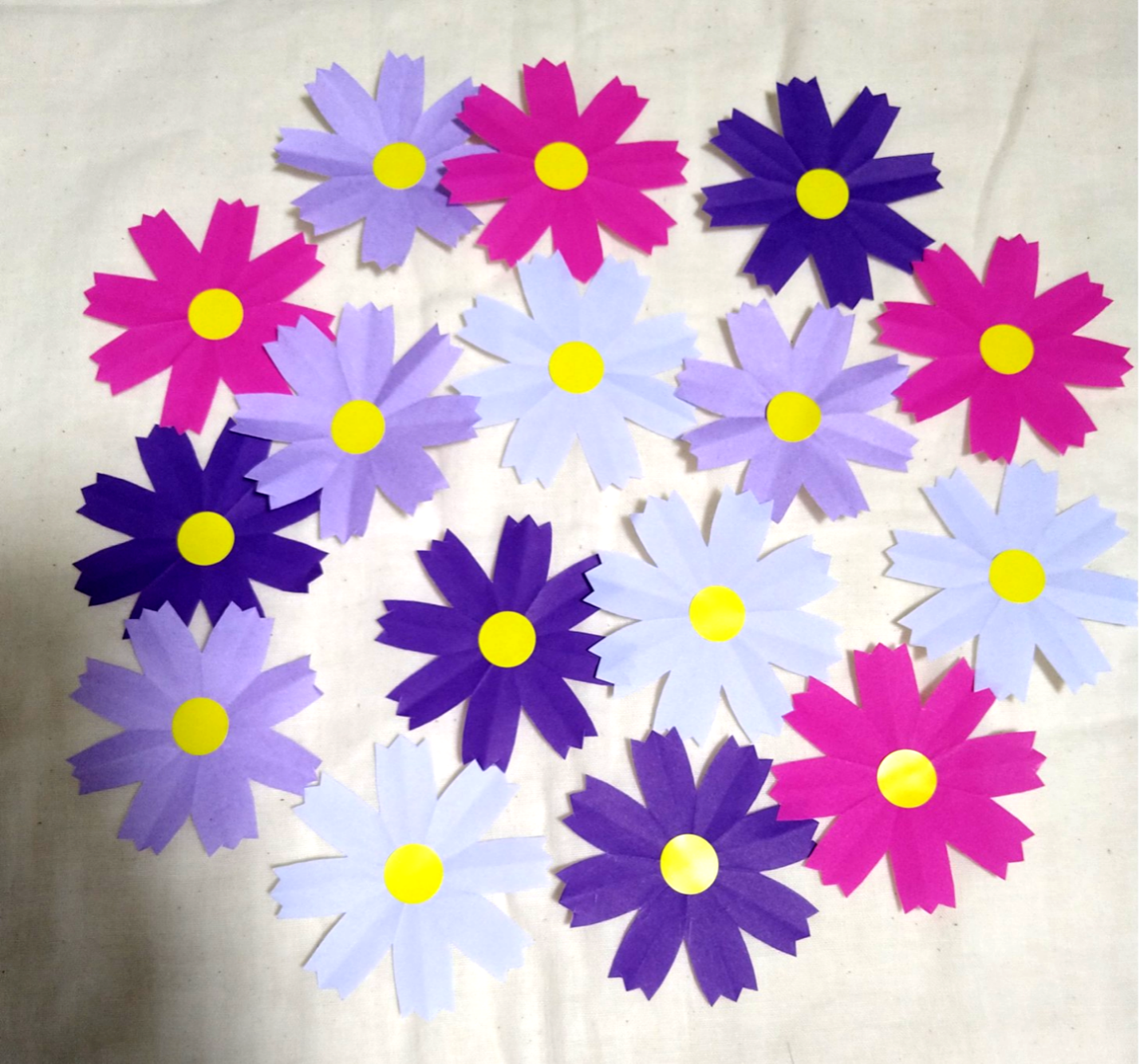 【ご確認ページです】切り紙コスモス50枚　秋飾り