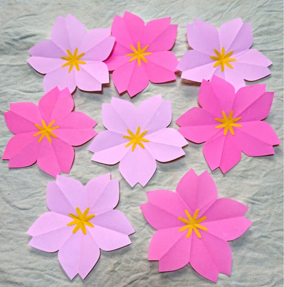 桜・おひな祭り・卒入学園・お祝い事・折り紙・壁面【☆送料無料