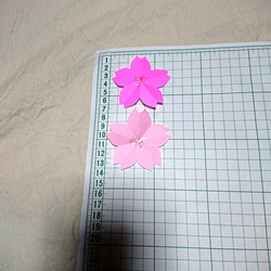 桜・お花見・16枚・折り紙 ・壁面飾り【★送料無料★】 3枚目の画像