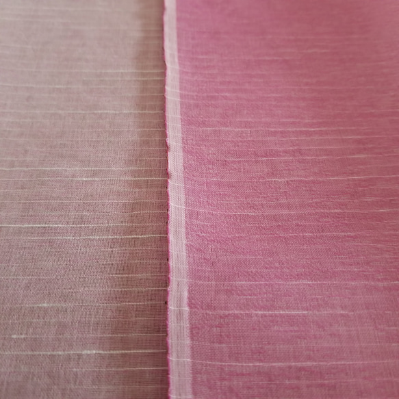 【送料込み】韓国 ポジャギ 生地 ３色セット(ピンク･オレンジ･オフホワイト) 5枚目の画像