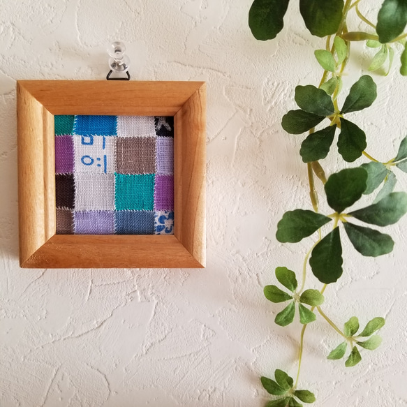 韓国 手芸 ポジャギ 額 インテリア