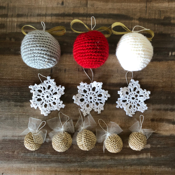 クリスマスニットオーナメントアソート クリスマスニットオーナメントアソート