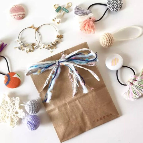 王道おめかしタッセルヘアゴム ヘアゴム pages* 通販 6223389｜Creema